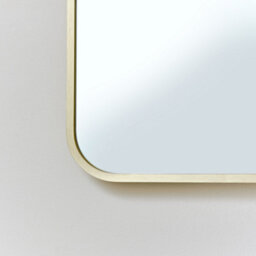 Melody Maison Gold Curved Framed Wall Mirror 50Cm X 40Cm - thumbnail 5