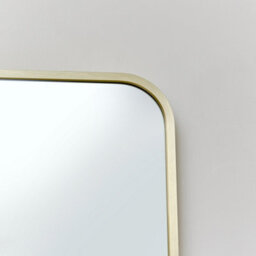 Melody Maison Gold Curved Framed Wall Mirror 50Cm X 40Cm - thumbnail 4