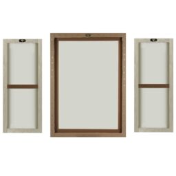 Arthouse Abstract Neutral, Orange & Green Canvas Art, Set Of 3 (H)66Cm X (W)48Cm - thumbnail 5