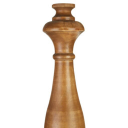 Orsina Antique Style Wooden Table Lamp, Carved Base Bedside Light With Fabric Shade, Classic Desk Lamp Fixture - thumbnail 2