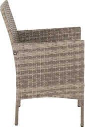 Seconique Willow Garden/patio Set - Grey Rattan/black Glass - thumbnail 6