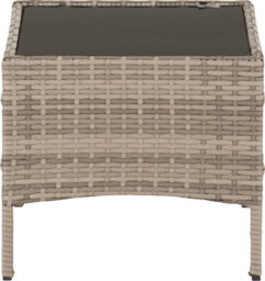 Seconique Willow Garden/patio Set - Grey Rattan/black Glass - thumbnail 4