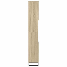 Walplus Bathroom Cabinet Sonoma Oak 30X30X190Cm Engineered Wood - thumbnail 5
