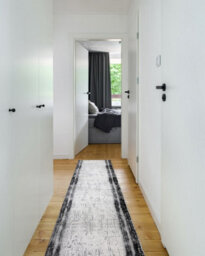 RugsX Modern Runner Tuls 51235 Anthracite 60 Cm  60X960 Cm - thumbnail 3