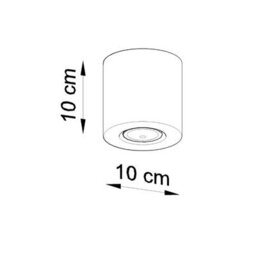 Sollux Lighting Orbis Wood Natural 1 Light Classic Ceiling Light - thumbnail 4
