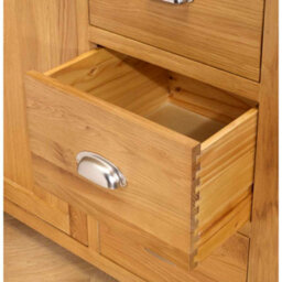 Birlea Woburn 1 Door 5 Drawer Wardrobe Oak - thumbnail 4