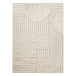RugsX Carpet Balance 1918 Taupe - Geometric, Structural, Glamour 160X220 Cm - thumbnail 2