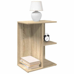Berkfield Bedside Tables 2 Pcs Sonoma Oak 46.5X29X61 Cm Engineered Wood - thumbnail 1