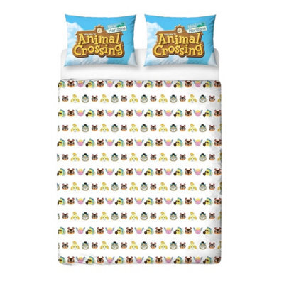 Animal Crossing Beach Reversible Duvet Set (Pack Of 2) Multicoloured (Single) - image 1