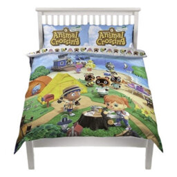 Animal Crossing Beach Reversible Duvet Set (Pack Of 2) Multicoloured (Single) - thumbnail 4
