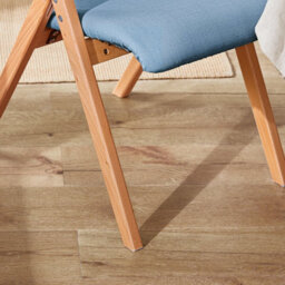 Sobuy Fst92-Bl,folding Chair Wooden Chairs Padded Seat Desk Chair Office Dining Chair,blue,w47Xd51Xh78 - thumbnail 6