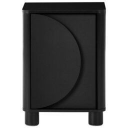 Beliani Modern Bedside Table Tomingley Black - thumbnail 5