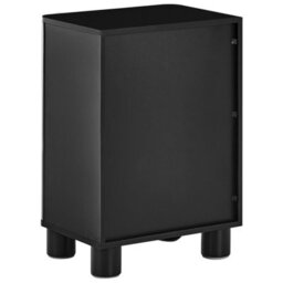 Beliani Modern Bedside Table Tomingley Black - thumbnail 6