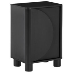 Beliani Modern Bedside Table Tomingley Black - thumbnail 1
