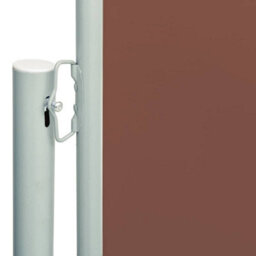 Walplus Patio Retractable Side Awning Garden Sun Shade Canopy Gazebo For Back Door, Porch, Patio 200X600 Cm Brown - thumbnail 3