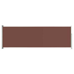 Walplus Patio Retractable Side Awning Garden Sun Shade Canopy Gazebo For Back Door, Porch, Patio 200X600 Cm Brown - thumbnail 2