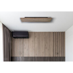 Luminosa Lighting Luminosa Hayden 80X20Cm Integrated Led Semi Flush Ceiling Light Matt Black Led 3000K - thumbnail 5