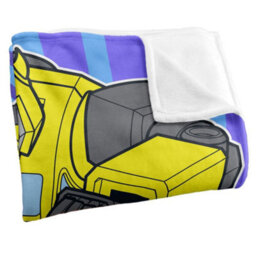 Transformers Bumblebee Blanket White (One Size) - thumbnail 3