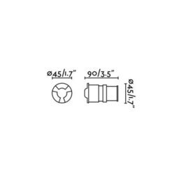 Luminosa Lighting Luminosa Kane Led Recessed Outdoor Ground Light Matt Nickel Ip67 - Three Direction - thumbnail 3