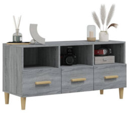 Vidaxl Tv Cabinet Grey Sonoma 102X36X50 Cm Engineered Wood - thumbnail 4