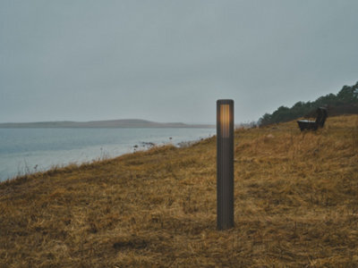 Nordlux Aludra Outdoor Aluminium Garden Post Coastal/marine Safe Black,mains - image 1