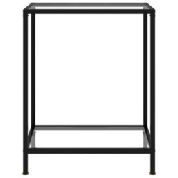 Berkfield Console Table Transparent 60X35X75 Cm Tempered Glass - thumbnail 2