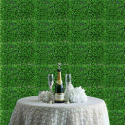Living And Home Artificial Simulated Greeny Grass Plastic Plant Wall Decoration Hedge Panels 60 X 40 Cm - thumbnail 2