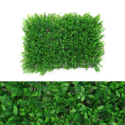 Living And Home Artificial Simulated Greeny Grass Plastic Plant Wall Decoration Hedge Panels 60 X 40 Cm - thumbnail 1