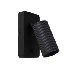Lucide Clubs Modern Wall Spotlight - 1Xgu10 - Black - thumbnail 3