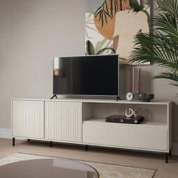 Furniture To Go Avenale Tv Cabinet 2 Door 1 Drawer In Cashmere - thumbnail 4