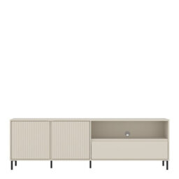 Furniture To Go Avenale Tv Cabinet 2 Door 1 Drawer In Cashmere - thumbnail 2