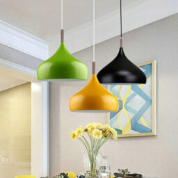 Ledsone Green Metal Pendant Light 31.5Cm Easy Installation For Living Room And Kitchen - thumbnail 2