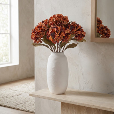 Candlelight Large White Dolomite Vase, (H)30.5Cm - image 1