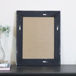 Melody Maison Ornate Silver Wall Mirror With Bevelled Glass 52Cm X 42Cm - thumbnail 4