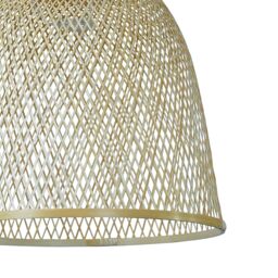 GoodHome Calume Natural Bell Tapered Light Shade (D)38Cm - thumbnail 3