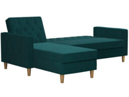 Dorel Liberty Sectional Futon With Storage Green - thumbnail 7