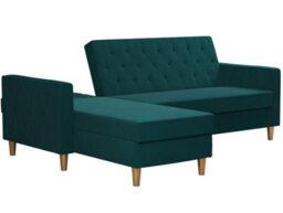 Dorel Liberty Sectional Futon With Storage Green - thumbnail 6