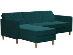 Dorel Liberty Sectional Futon With Storage Green - thumbnail 8