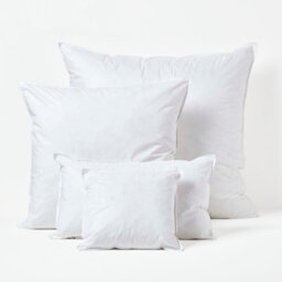 "Homescapes Duck Down Cushion Pads Inner Insert Filler Machine Washable 66 X 66 Cm (26 X 26"")" - thumbnail 6