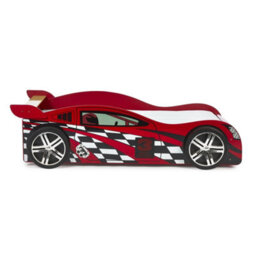 Ashfield Red Race Car Bed Frame With Underbed Storage Drawer - Single - thumbnail 3