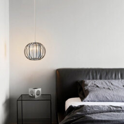 Harper Living Easy Fit  Shade, Matt Black Ceiling Light Shade 27Cm - Modern Lampshade For Bedroom, Kitchen, Living Room - thumbnail 4