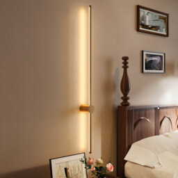 Thehotsale Gold 360 Degree Rotatable Led Straight Wall Light,l 100Cm,warm White - thumbnail 1