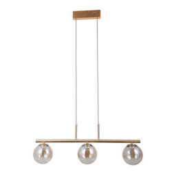 Luminosa Lighting Luminosa Velada Bar Pendant Ceiling Light Gold 3000K Warm White 3Xled - thumbnail 1