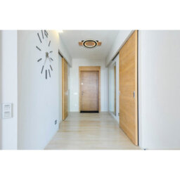 Luminosa Lighting Luminosa Jayden Integrated Led Semi Flush Ceiling Light Wood Look Dark Led 3000K - thumbnail 5