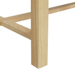 Beliani Dining Table Barnes Natural Ash Wood 160 Cm 90 Cm - thumbnail 6