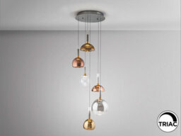 Luminosa Lighting Luminosa Charlize Cluster Pendant Ceiling 6 Light Multi Colour Led 3000K - Uk Stock - thumbnail 3