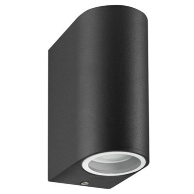 Long Life Lamps Company Modern Black Outdoor Wall Light Up Down Garden Luminare Zlc024 - image 1