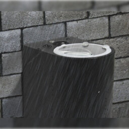 Long Life Lamps Company Modern Black Outdoor Wall Light Up Down Garden Luminare Zlc024 - thumbnail 6