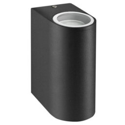 Long Life Lamps Company Modern Black Outdoor Wall Light Up Down Garden Luminare Zlc024 - thumbnail 3