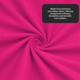 Aspire Homeware Hot Pink Fitted Sheet 40 Cm Extra Deep Pocket Hypoallergenic Bed Sheet Microfiber (L)190Cm X (W)90Cm, Single - thumbnail 4